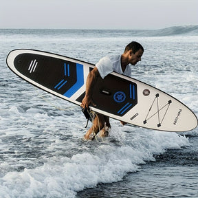 Inflatable vertical paddle set for water sports and surfing-including air pump, paddle, rope, backpack, fin box and maintenance tools. - SportZone.co.nz