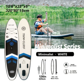 Inflatable vertical paddle set for water sports and surfing-including air pump, paddle, rope, backpack, fin box and maintenance tools. - SportZone.co.nz