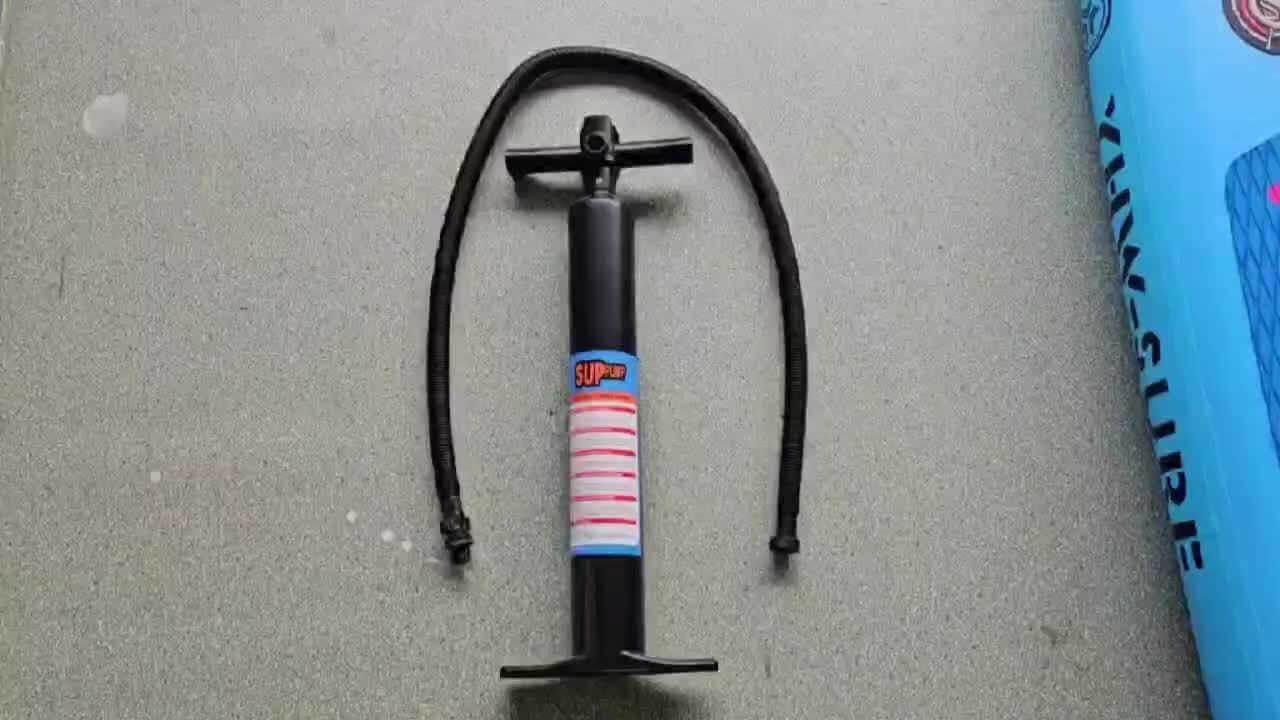 Inflatable vertical paddle set for water sports and surfing-including air pump, paddle, rope, backpack, fin box and maintenance tools. - SportZone.co.nz
