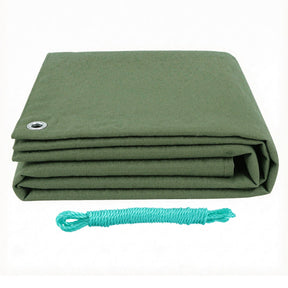 Instahut 4x6m Tarp Tarpaulin 600GSM Camping Canvas Heavy Duty Water Resistant - SportZone.co.nz