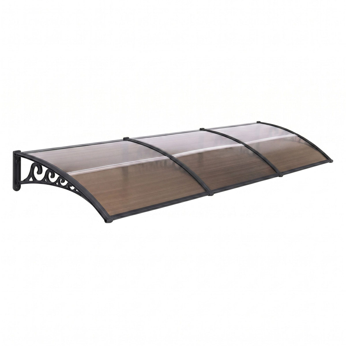 Instahut Window Door Awning 0.8mx3m Brown - SportZone.co.nz