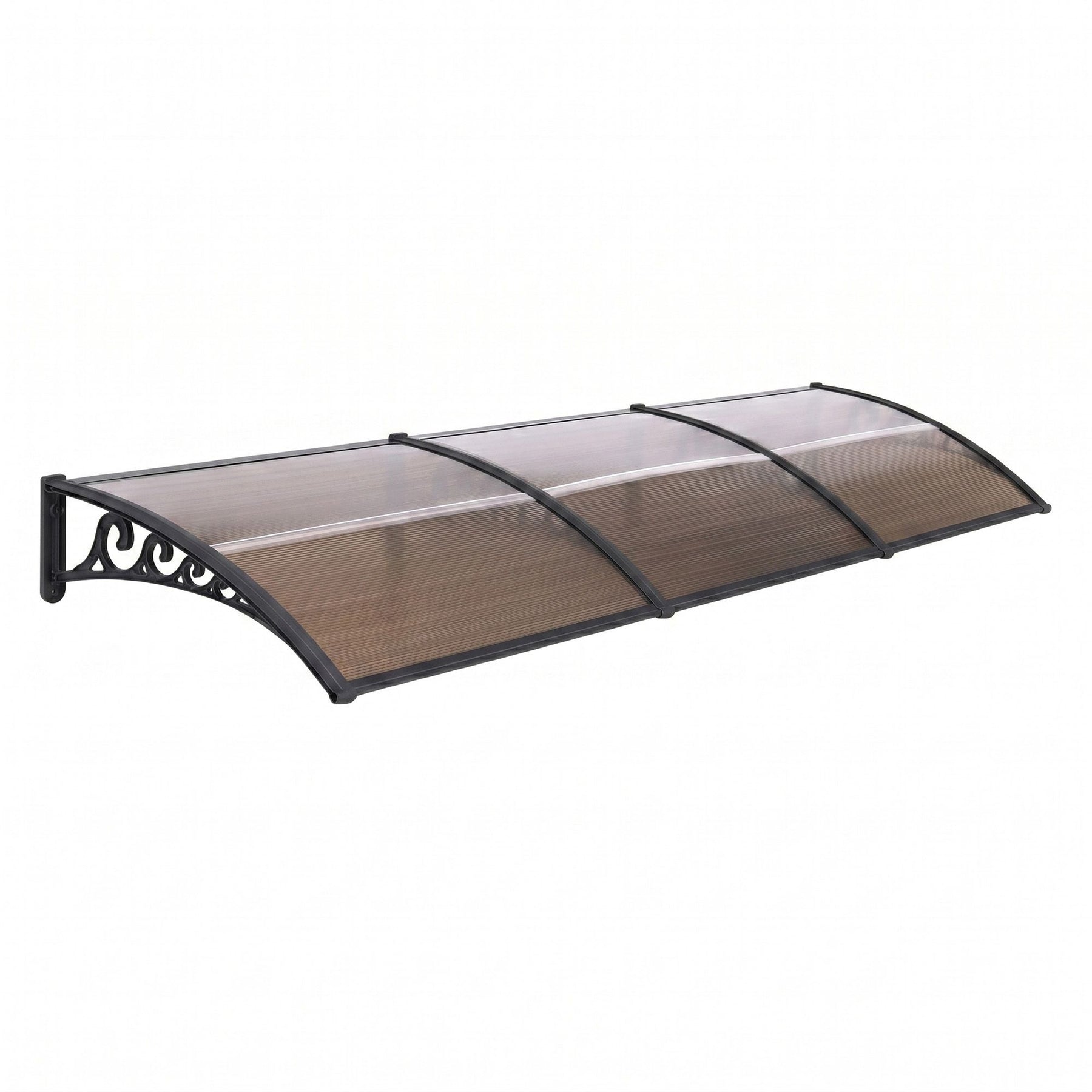 Instahut Window Door Awning 0.8mx3m Brown - SportZone.co.nz