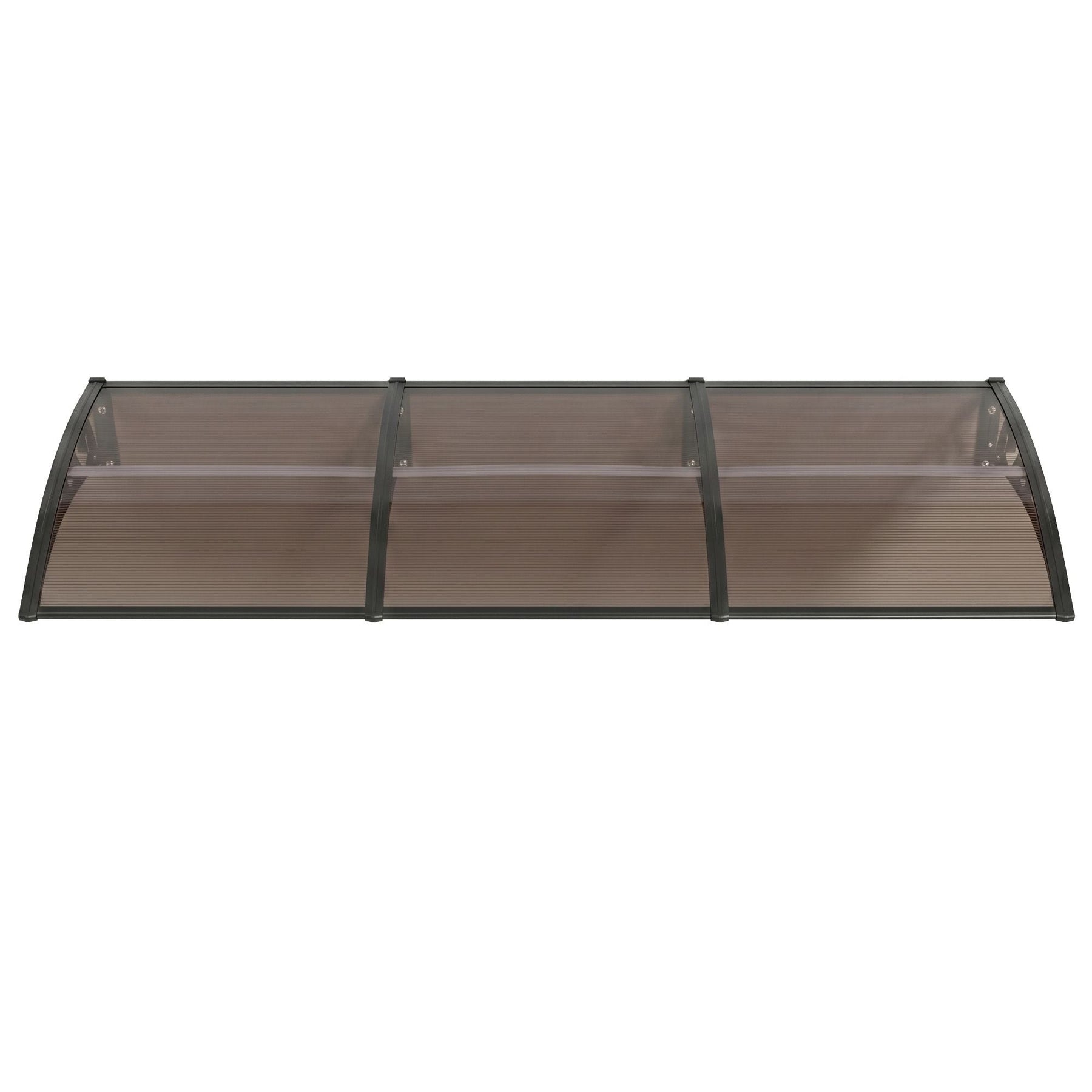Instahut Window Door Awning 0.8mx3m Brown - SportZone.co.nz