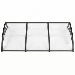 Instahut Window Door Awning 0.8mx3m Transparent - SportZone.co.nz