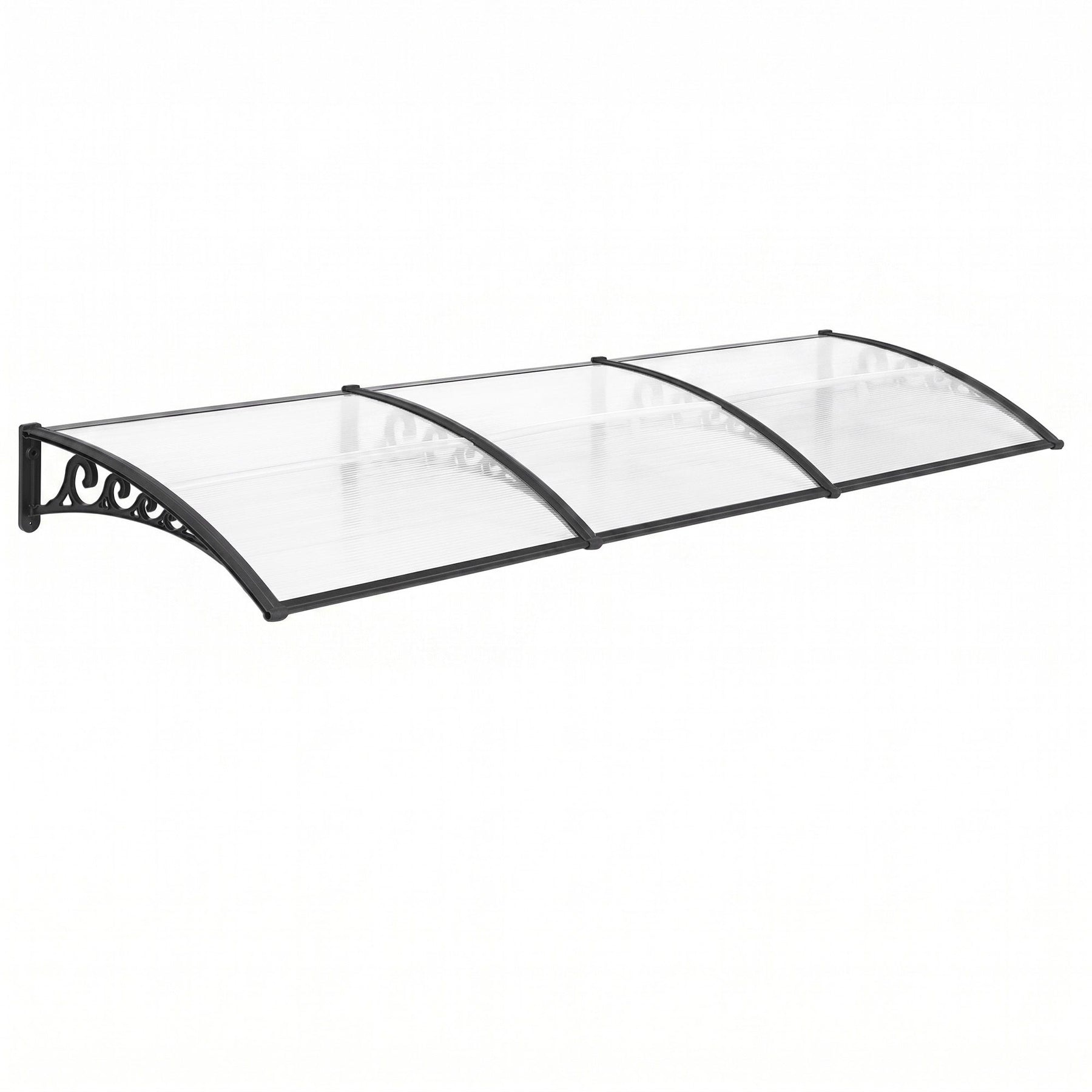 Instahut Window Door Awning 0.8mx3m Transparent - SportZone.co.nz