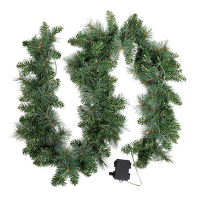 Jingle Jollys 1.8m Christmas Garland with LED lights Party Xmas Decorations - SportZone.co.nz