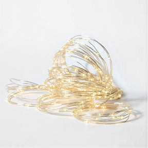 Jingle Jollys 3X3M Christmas Lights Curtain String Light 300 LED Warm White - SportZone.co.nz