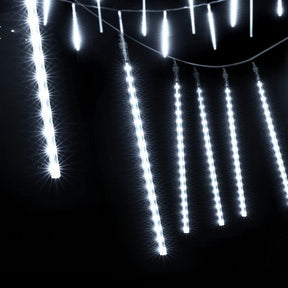 Jingle Jollys 7M Christmas Lights Shower Light 288 LED Icicle Falling Metor - SportZone.co.nz
