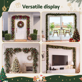 Jingle Jollys Christmas Garland Hook Wreath Hanger Fits 85-160CM Door No Drill - SportZone.co.nz