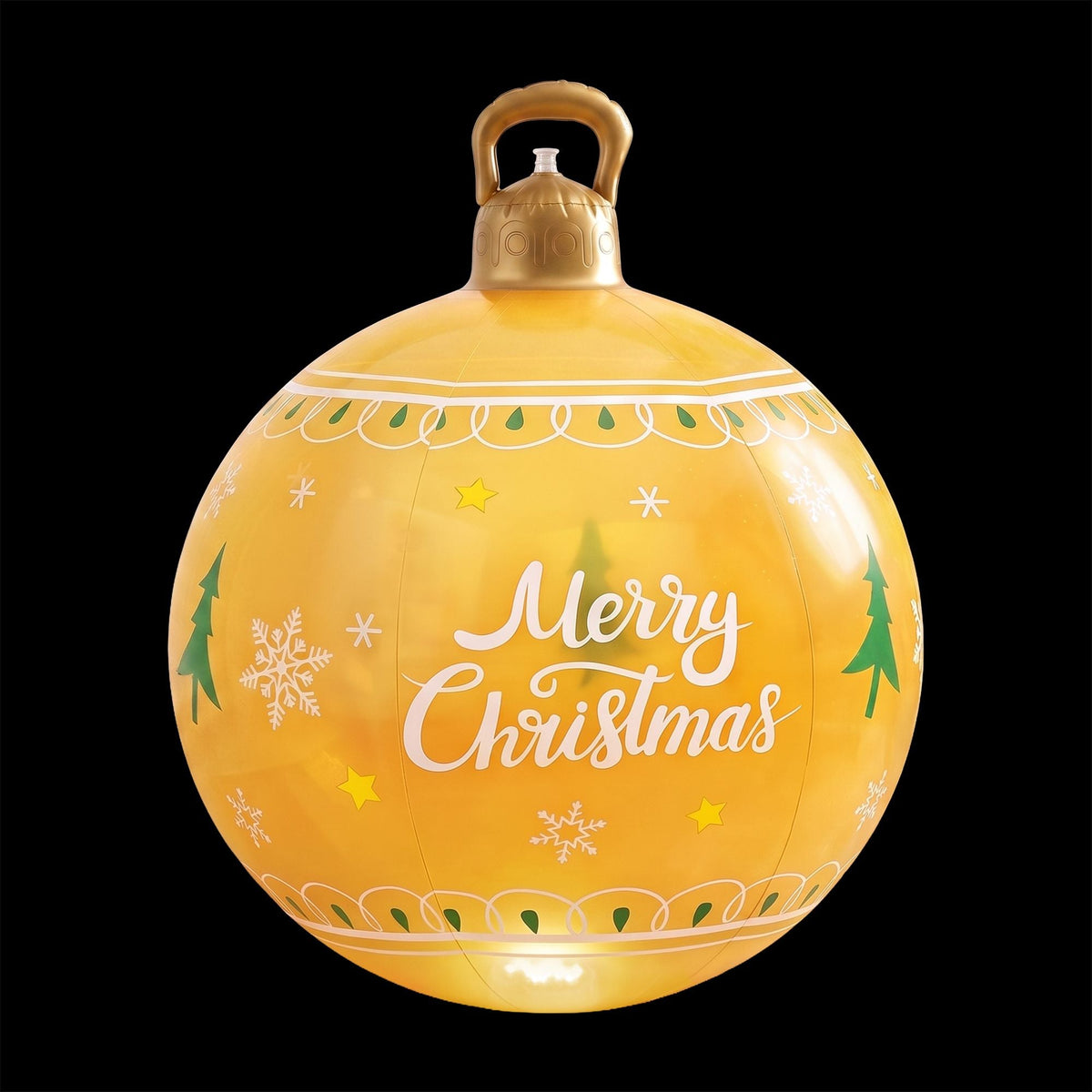 Jingle Jollys Christmas Inflatable Ball 60cm Led Illuminated Xmas Decoration - SportZone.co.nz