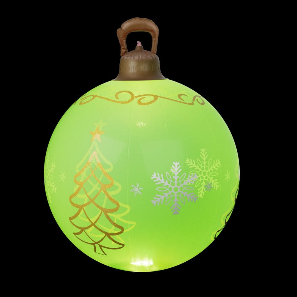 Jingle Jollys Christmas Inflatable Ball 60cm Led Illuminated Xmas Decoration - SportZone.co.nz