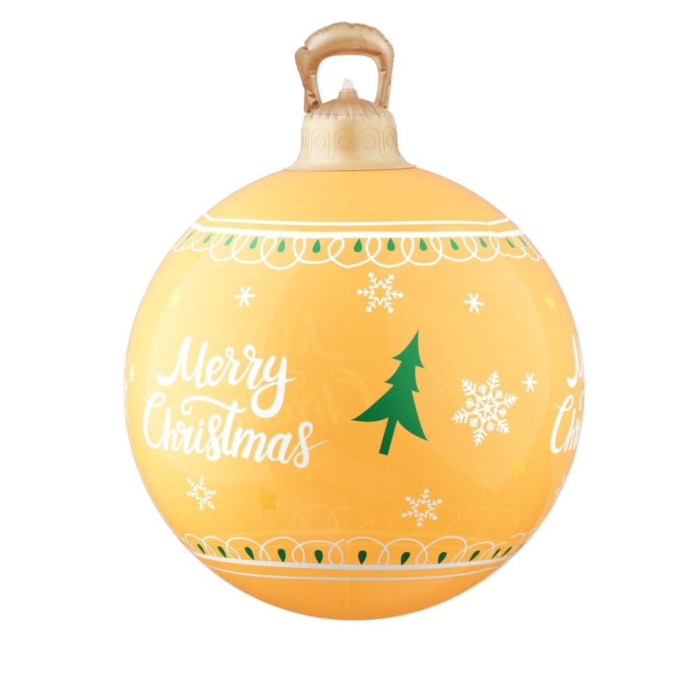 Jingle Jollys Christmas Inflatable Ball 60cm Led Illuminated Xmas Decoration - SportZone.co.nz