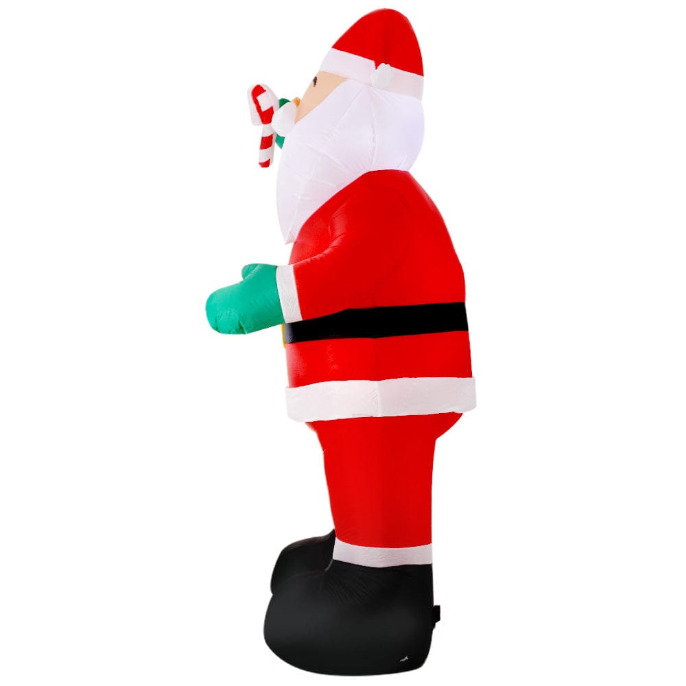 Jingle Jollys Christmas Inflatable Santa 3M Illuminated Decorations - SportZone.co.nz