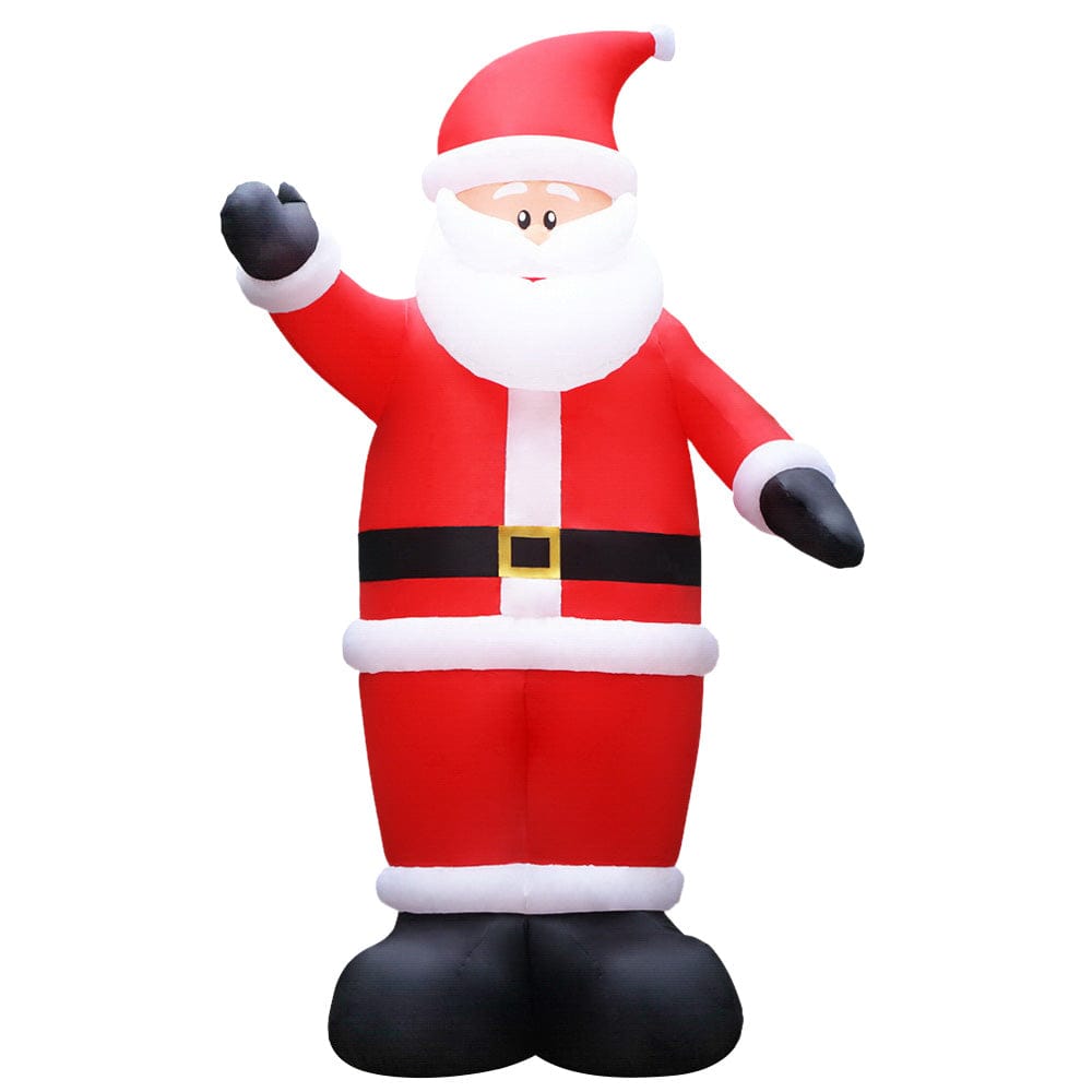 Jingle Jollys Christmas Inflatable Santa 5M Illuminated Decorations - SportZone.co.nz