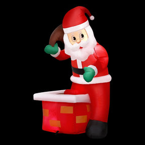 Jingle Jollys Christmas Inflatable Santa Illuminated Decorations - SportZone.co.nz