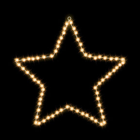 Jingle Jollys Christmas Lights 50cm Star 70 LED Xmas Decorations - SportZone.co.nz
