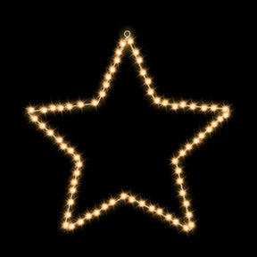 Jingle Jollys Christmas Lights 50cm Star 70 LED Xmas Decorations - SportZone.co.nz
