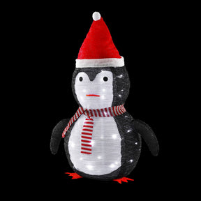 Jingle Jollys Christmas Penguin Light LED Christmas Decoration Pop Up Christmas Display 70cm - SportZone.co.nz
