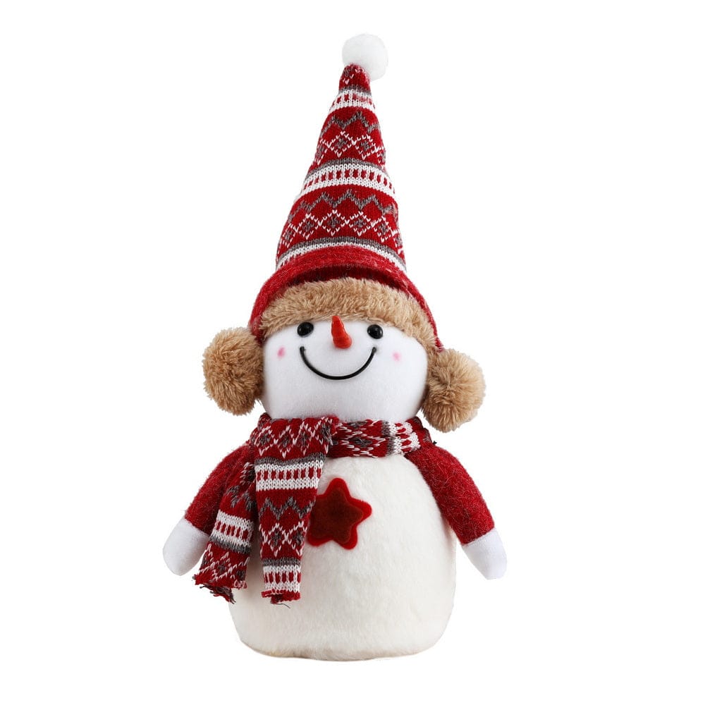 Jingle Jollys Christmas Snowman Handicraft Ornaments Party Decorations 35cm - SportZone.co.nz