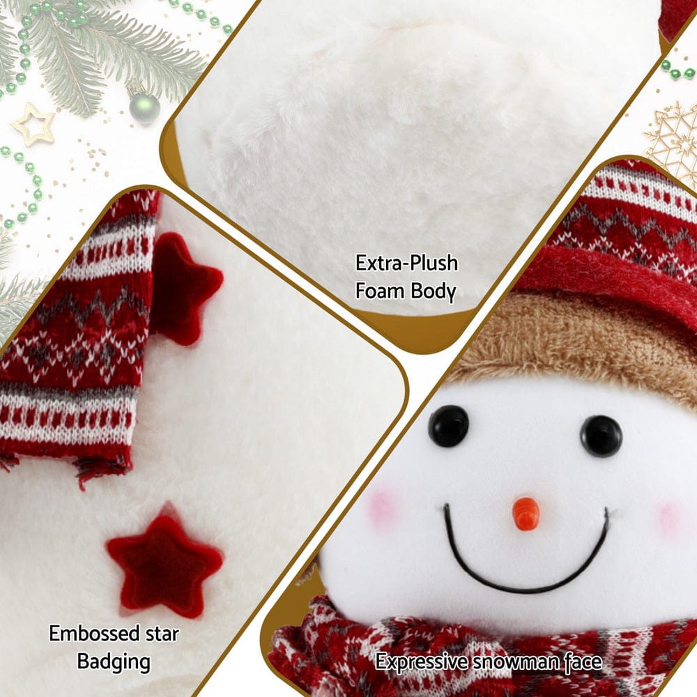 Jingle Jollys Christmas Snowman Handicraft Ornaments Party Decorations 45cm - SportZone.co.nz