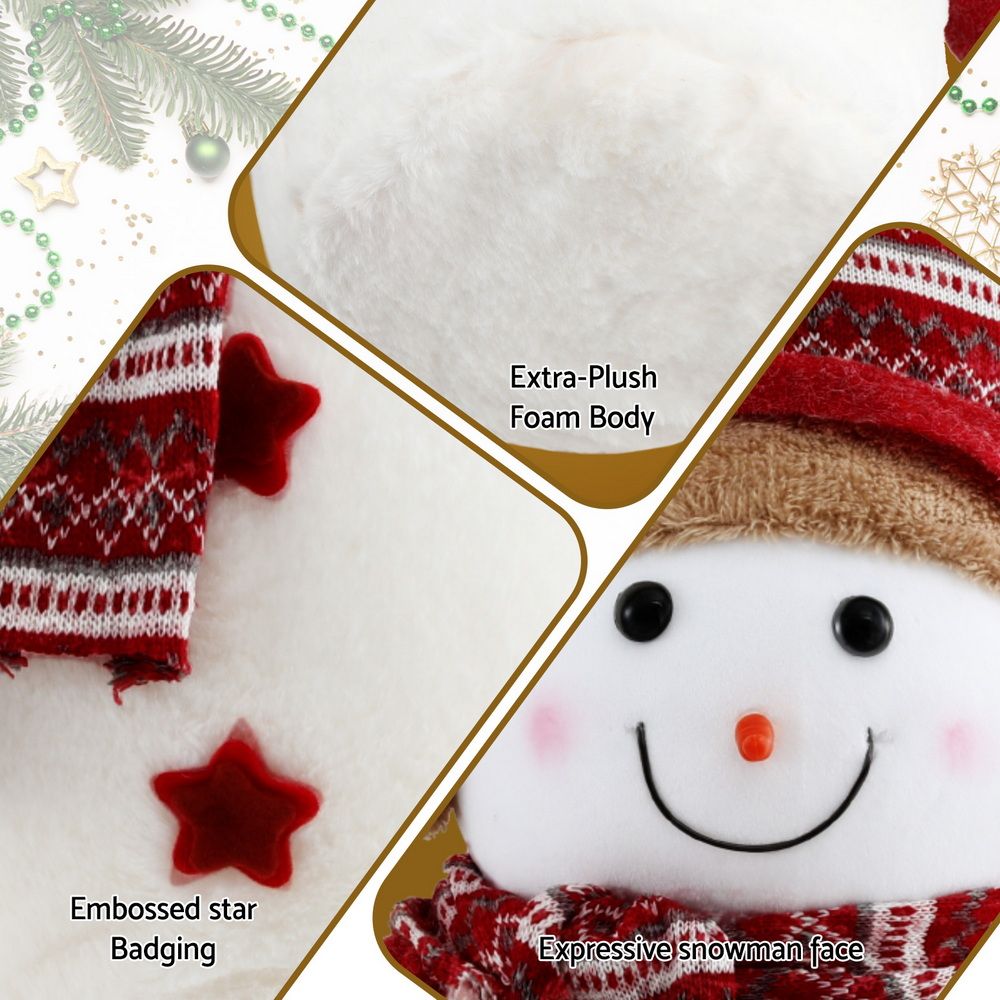 Jingle Jollys Christmas Snowman Handicraft Ornaments Party Decorations 45cm - SportZone.co.nz