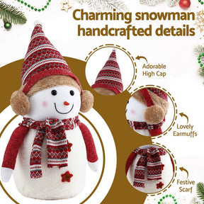 Jingle Jollys Christmas Snowman Handicraft Ornaments Party Decorations 45cm - SportZone.co.nz