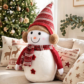 Jingle Jollys Christmas Snowman Handicraft Ornaments Party Decorations 60cm - SportZone.co.nz