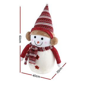 Jingle Jollys Christmas Snowman Handicraft Ornaments Party Decorations 60cm - SportZone.co.nz