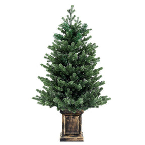 Jingle Jollys Christmas Tree 1.2M LED Potted Xmas Tree Party Decor 8 Light Modes - SportZone.co.nz