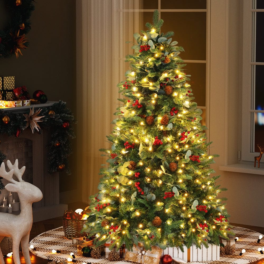 Jingle Jollys Christmas Tree 1.5m 160 LED Xmas Tree Party Decorations 355 Tips - SportZone.co.nz