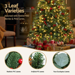 Jingle Jollys Christmas Tree 1.5m 160 LED Xmas Tree Party Decorations 355 Tips - SportZone.co.nz