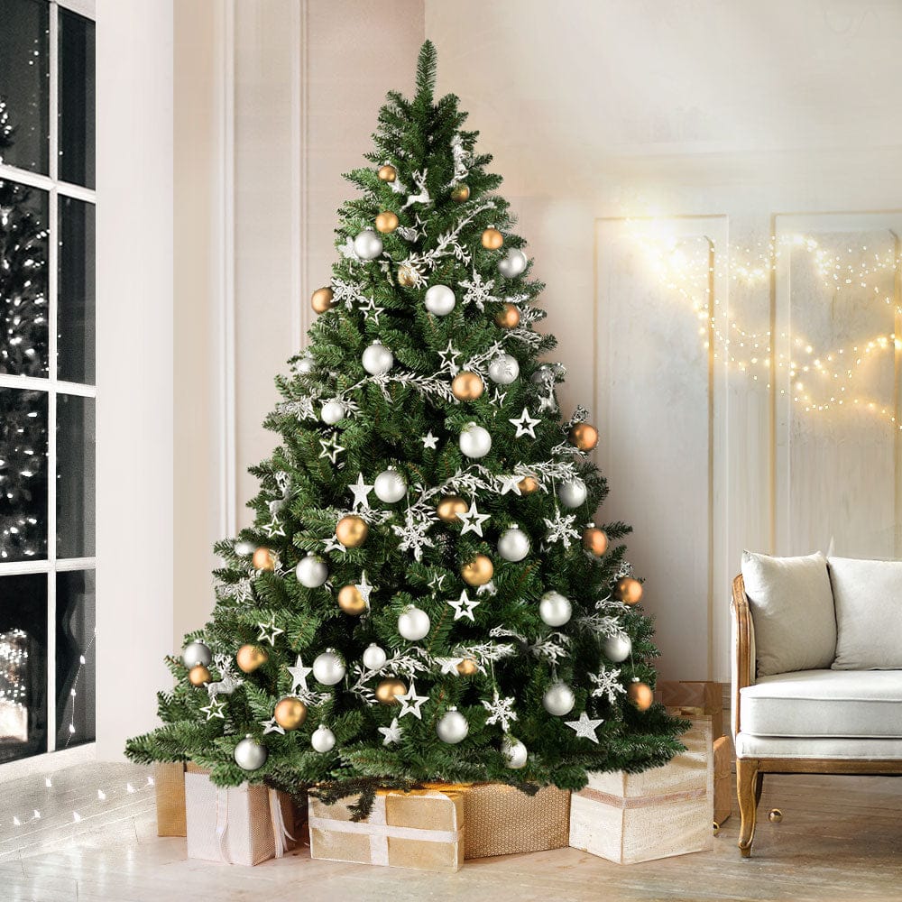 Jingle Jollys Christmas Tree 1.8m Green Xmas Tree Decorations 650 Tips - SportZone.co.nz