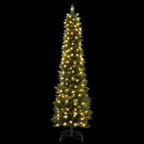 Jingle Jollys Christmas Tree 1.8m Pre-Lit 200 LED Lights Xmas Tree Decorations - SportZone.co.nz