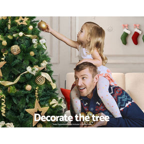 Jingle Jollys Christmas Tree 1.8M Xmas Tree Decorations Pine Needles 1024 Tips - SportZone.co.nz