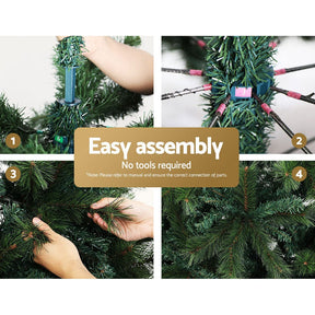Jingle Jollys Christmas Tree 1.8M Xmas Tree Decorations Pine Needles 1024 Tips - SportZone.co.nz