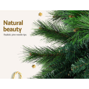 Jingle Jollys Christmas Tree 1.8M Xmas Tree Decorations Pine Needles 1024 Tips - SportZone.co.nz