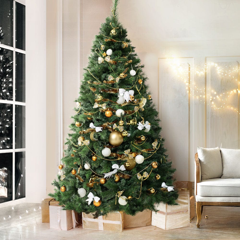 Jingle Jollys Christmas Tree 1.8M Xmas Tree Decorations Pine Needles 1024 Tips - SportZone.co.nz