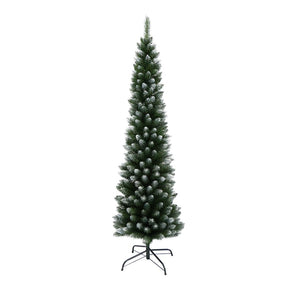Jingle Jollys Christmas Tree 1.8m Xmas Tree Decorations Snowy 300 Tips - SportZone.co.nz