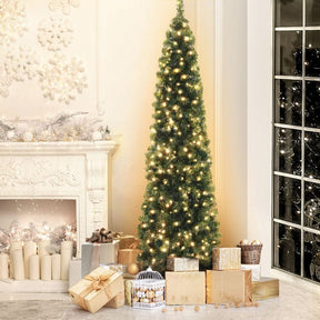 Jingle Jollys Christmas Tree 2.1M Corner Xmas Tree Party Decorations 430 Tips - SportZone.co.nz