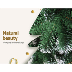 Jingle Jollys Christmas Tree 2.1m Snowy Xmas Tree Decoration 905 Tips - SportZone.co.nz