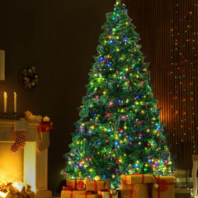 Jingle Jollys Christmas Tree 2.1m Xmas Tree Decoration 8 Light Mode Multi Colour - SportZone.co.nz