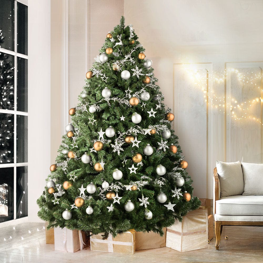 Jingle Jollys Christmas Tree 2.1M Xmas Tree Decorations Green 1250 Tips - SportZone.co.nz