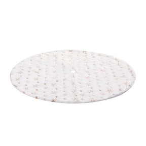 Jingle Jollys Christmas Tree Skirt 120cm Snowflake Ornaments Xmas Decorations - SportZone.co.nz