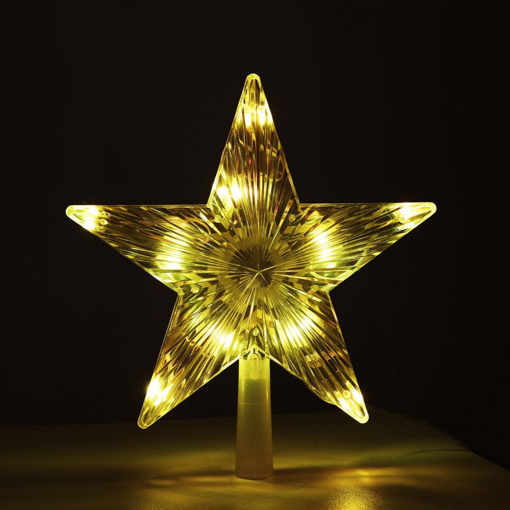 Jingle Jollys Christmas Tree Topper Star RGB LED Xmas Decor 80 Modes APP Control - SportZone.co.nz
