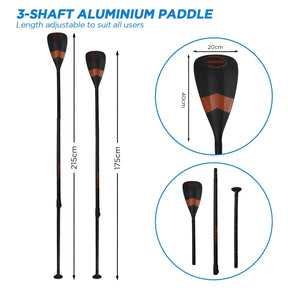 Kahuna Hana 10FT Inflatable Stand Up Paddle Board Set - Non-Slip iSUP Paddleboard with Backpack Paddle Pump Leash - SportZone.co.nz