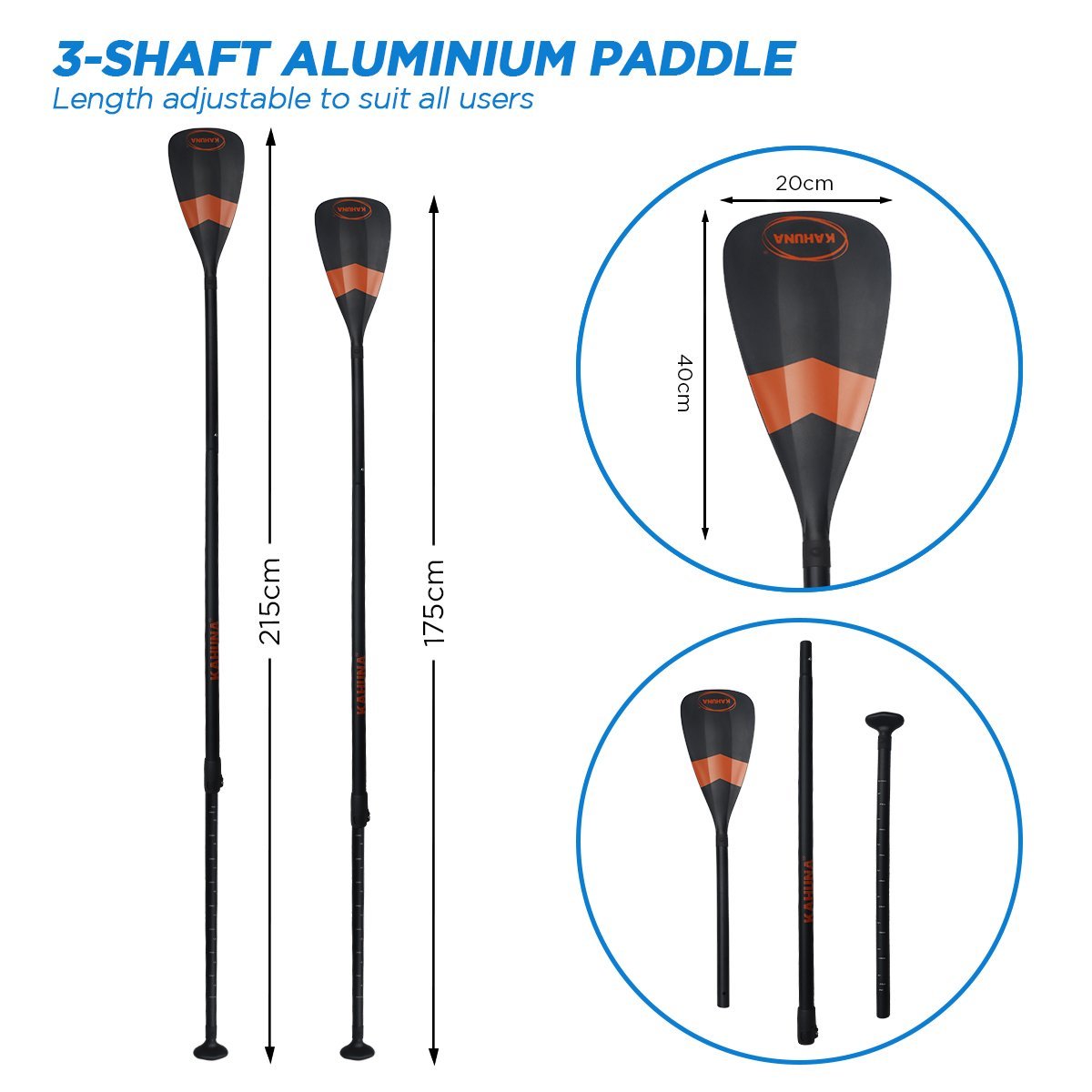 Kahuna Hana Inflatable Stand Up Paddle Board 11FT SUP Paddleboard - SportZone.co.nz
