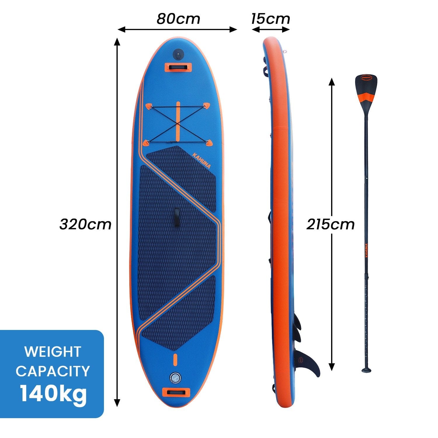 Kahuna Kai Premium Sports 10.6FT Inflatable Paddle Board - SportZone.co.nz