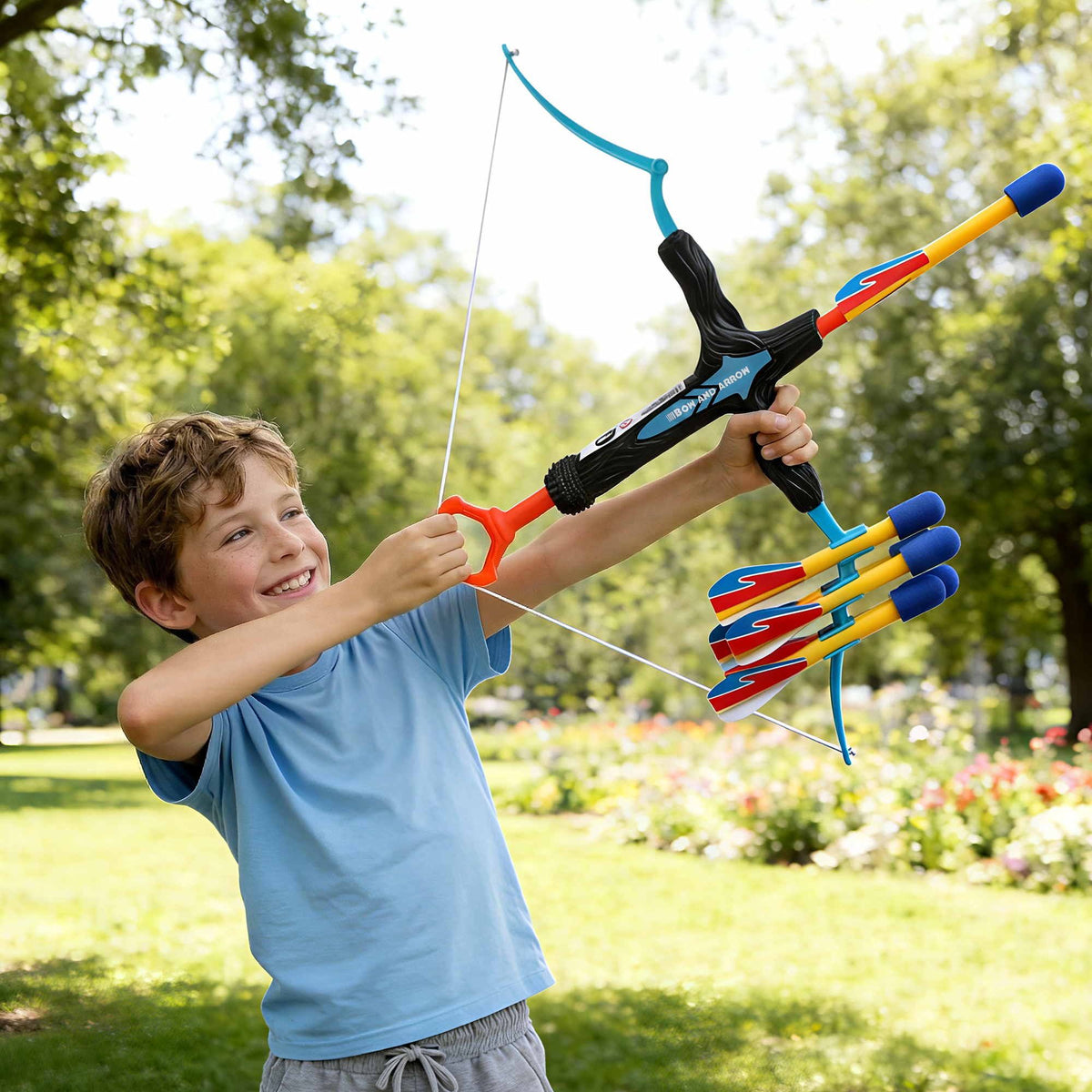 Keezi Kids Bow and Arrow Set Outdoor Sport Game Archery Toys 6 Arrows Children Gifts - SportZone.co.nz