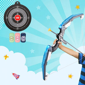 Keezi Kids Bow and Arrow Target Set Outdoor Sport Archery Toys Bottle LED Light - SportZone.co.nz