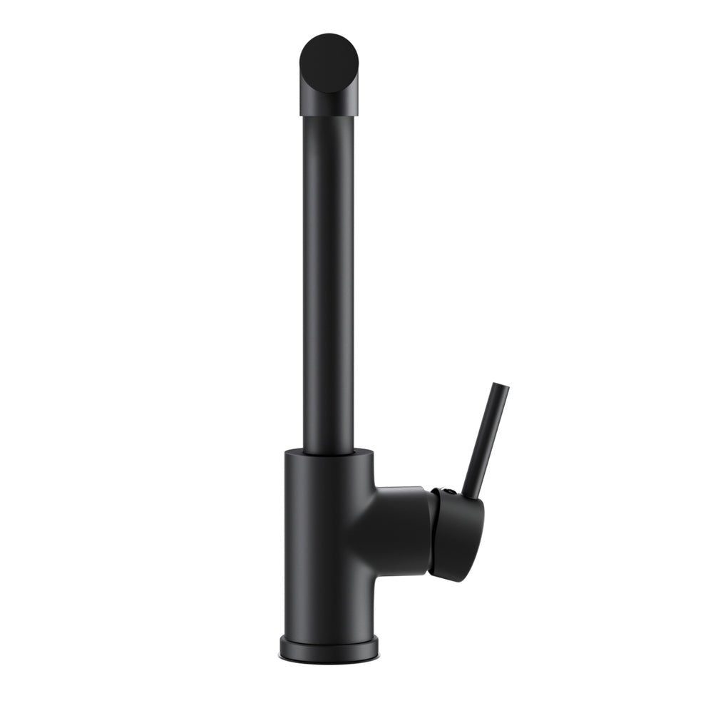 Kitchen Mixer Tap Pull Out Rectangle 2 Mode Sink Basin Faucet Swivel WELS Black - SportZone.co.nz